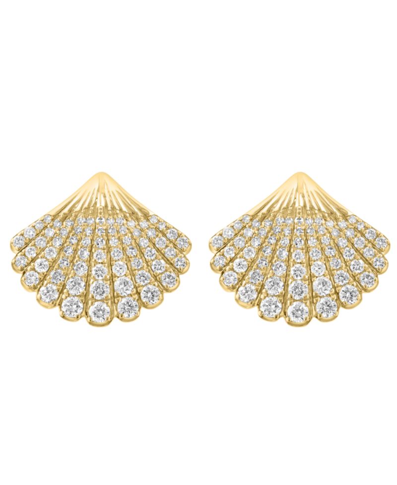Diamond Earrings (1-1/6 ct. t.w.) in 14k Yellow Gold