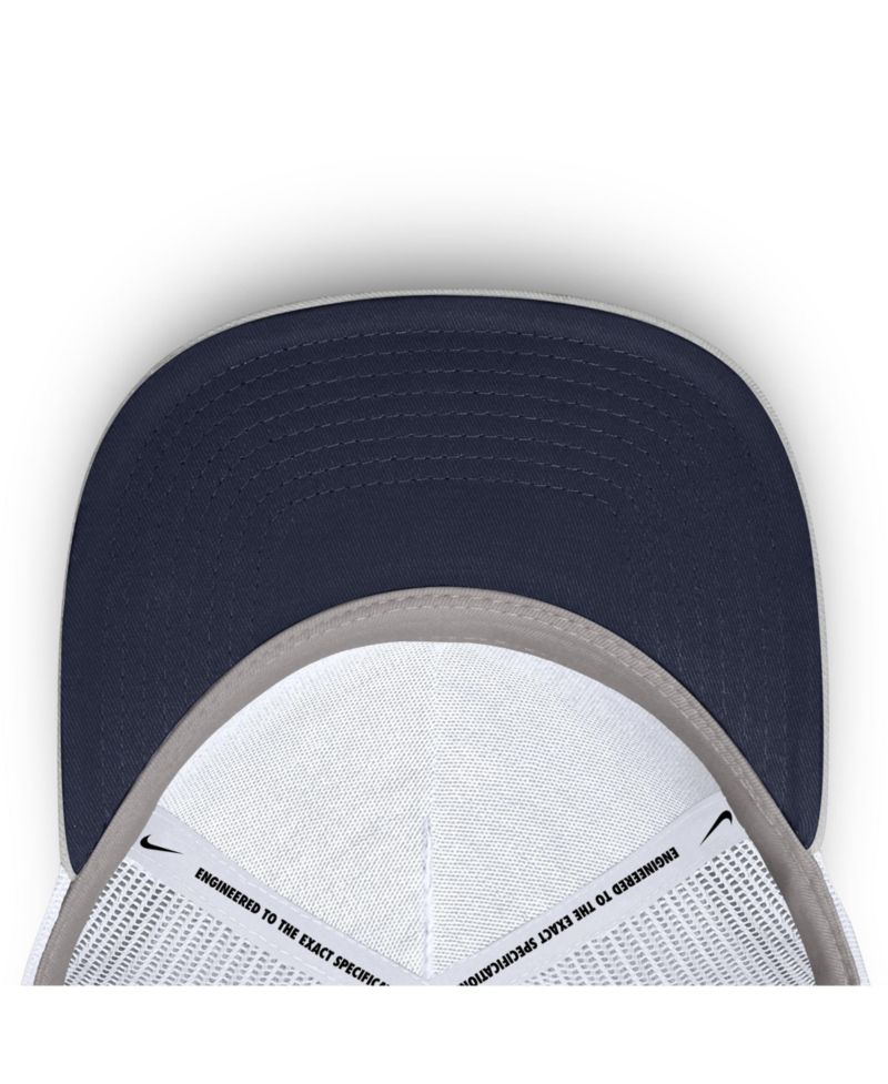 Men's and Women's Gray West Virginia Mountaineers 2026 Basketball Refresh 5-Panel Rise Trucker Hat