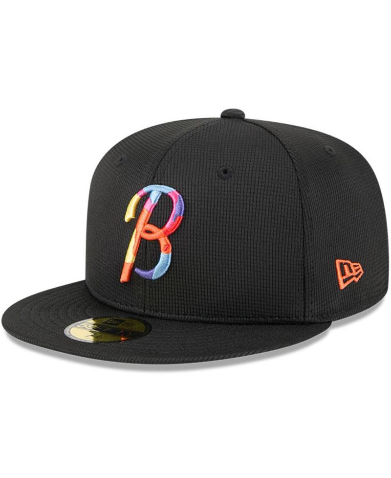 Men's Black Baltimore Orioles City Connect Batting Practice 59FIFTY Fitted Hat