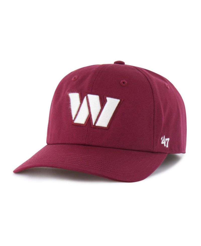 Men's Burgundy Washington Commanders Foundational Franchise Fitted Hat