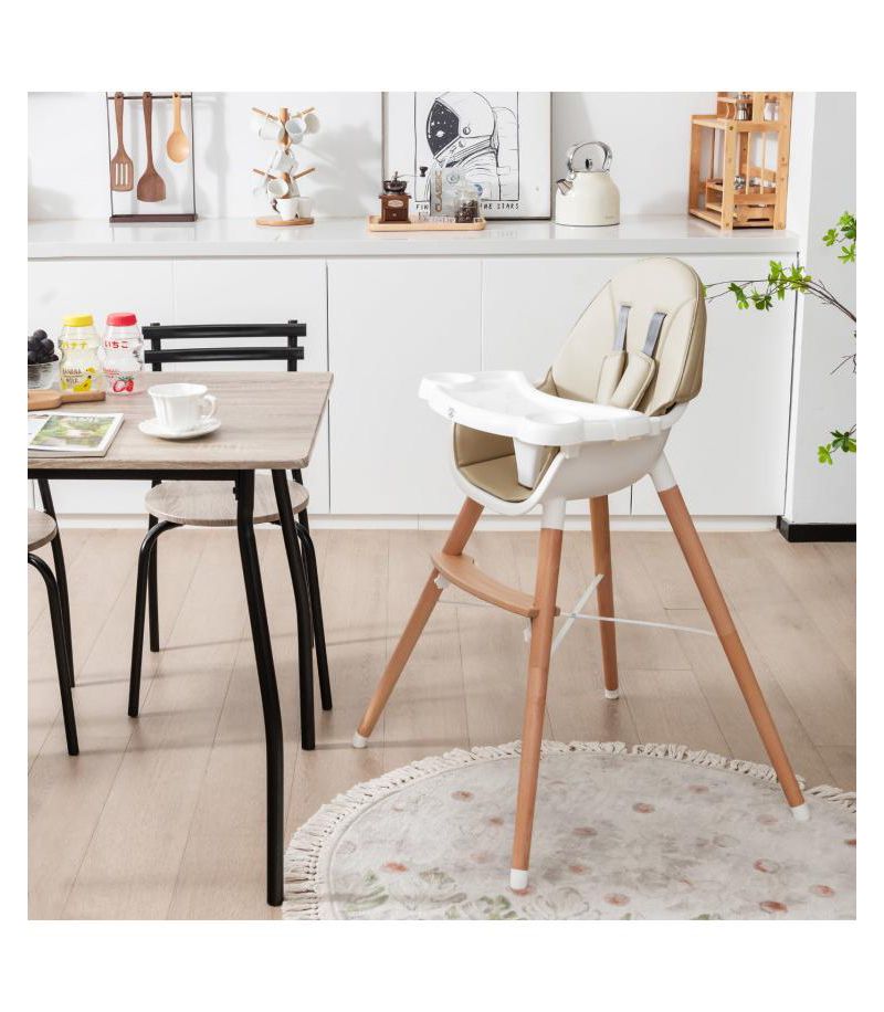 Toddler High Chair with Dishwasher Safe Tray