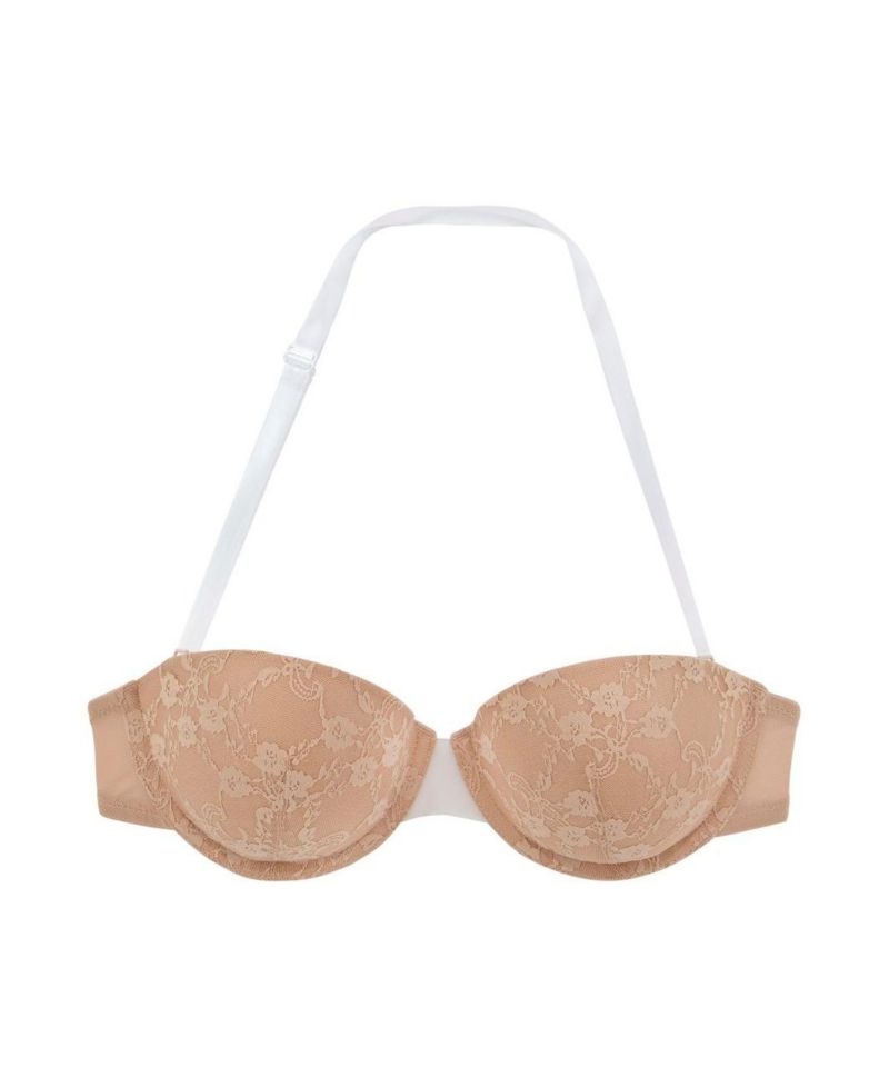 Women's Lace Accent Everyday Comfort Strapless Bra
