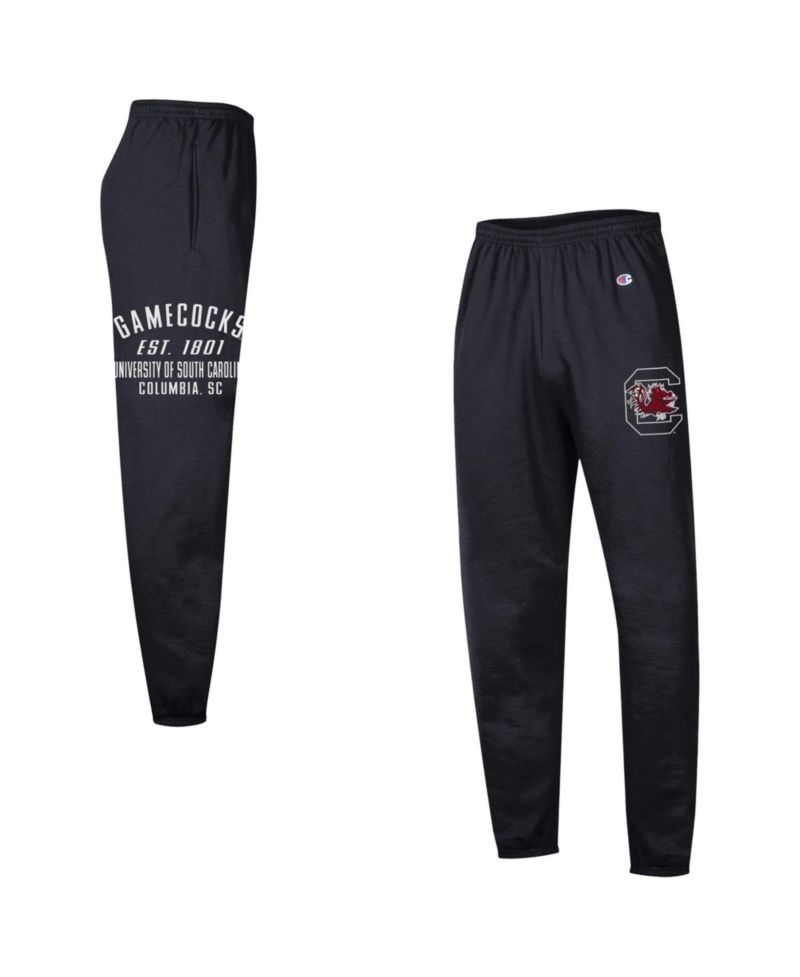 Men's Black South Carolina Gamecocks Powerblend Banded Fleece Sweatpants