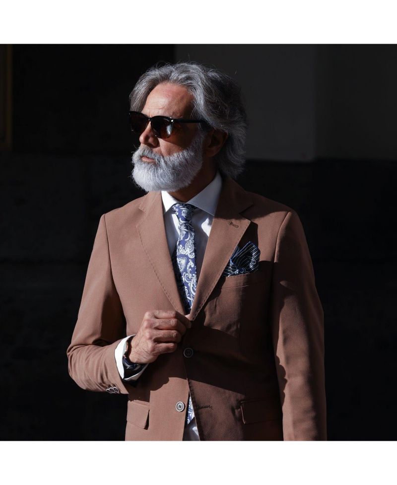 Novara - Printed Silk Tie for Men