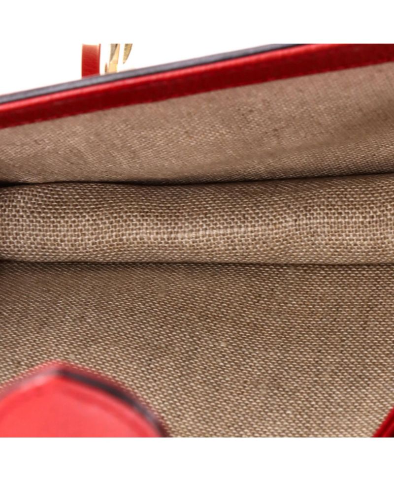 Small Interlocking Shoulder Bag Leather