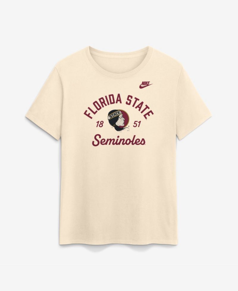 Women's Natural Florida State Seminoles Legacy Team Name T-Shirt