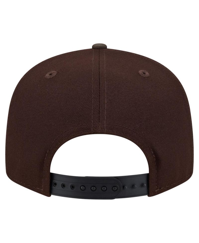 Men's Dark Brown Kansas City Chiefs Burnt Wood Camo 9FIFTY Snapback Hat