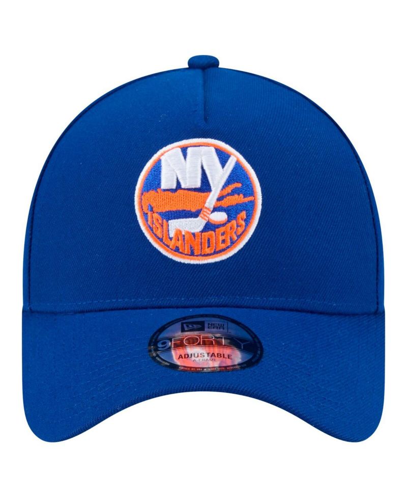 Men's Royal New York Islanders Core A-Frame 9FORTY Adjustable Hat