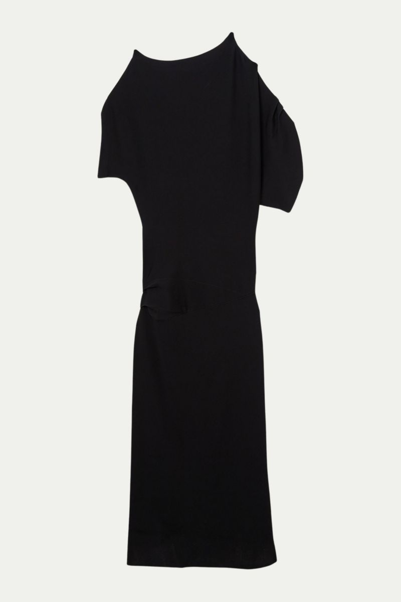Women's Dropped Waist Asymmetric Maxi Dress
