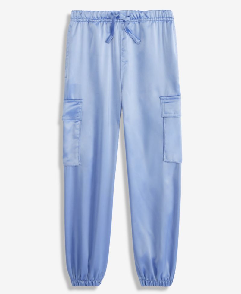 Girls 5-20 Satin Cargo Jogger Pants