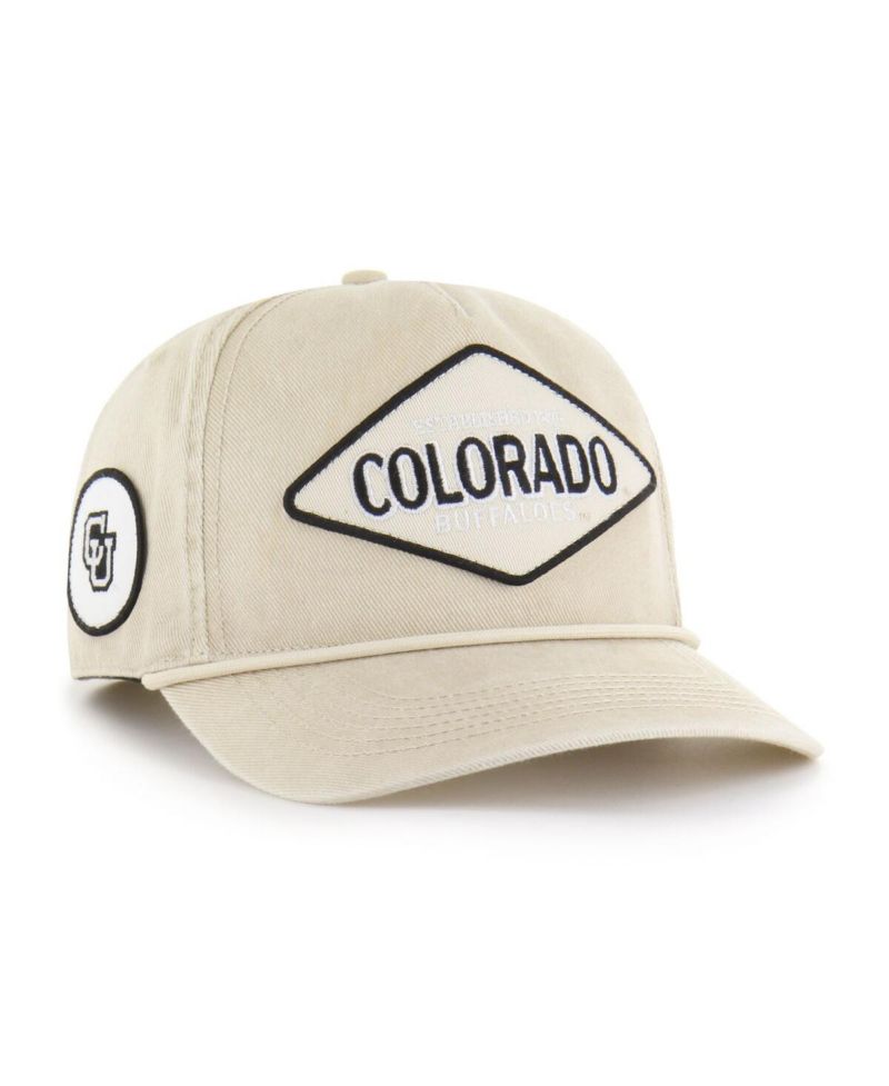Men's and Women's Cream Colorado Buffaloes Outdoorsmen Cairn Hitch Adjustable Hat