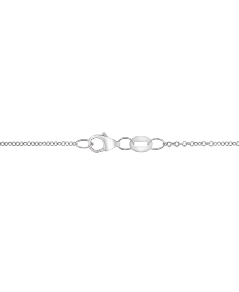 EFFY® Diamond Horseshoe 18" Pendant Necklace (1/6 ct. t.w.) in Sterling Silver