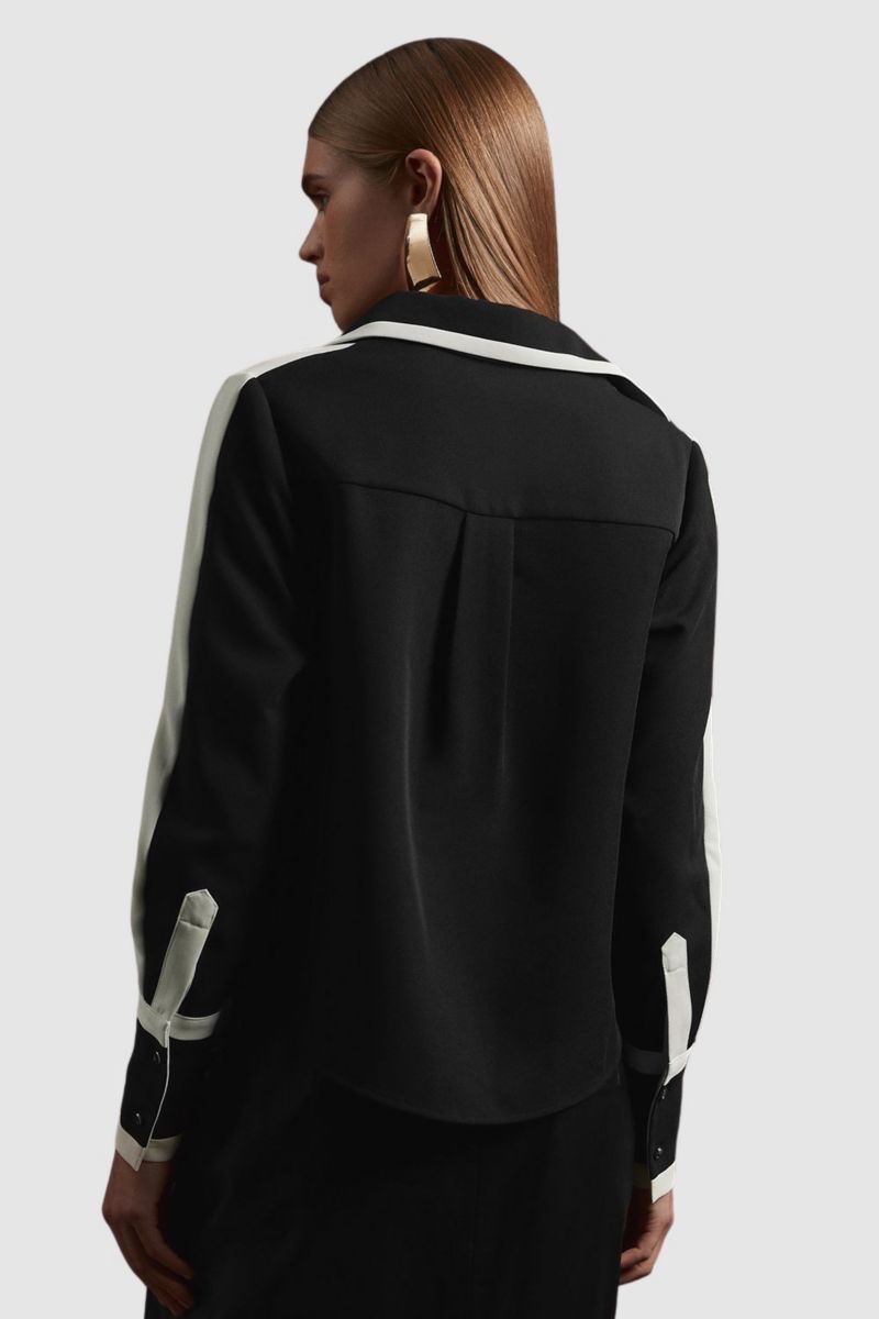 Women's Colour Block Twill Woven Shirt