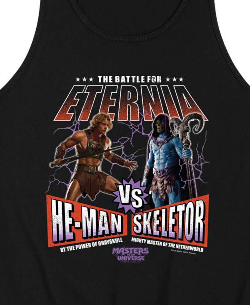Men's Masters Of The Universe He-Man Vs Skeletor Graphic Tank Top