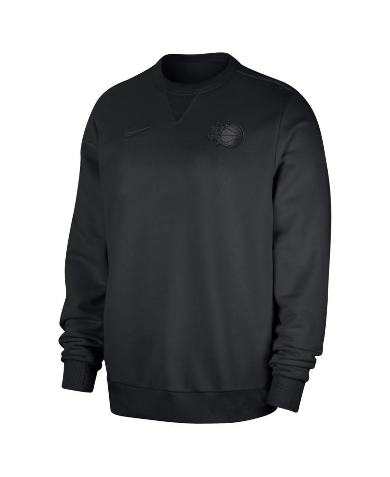 Men's Black Orlando Magic Authentic Standard Issue Travel Dri-FIT Sweatshirt
