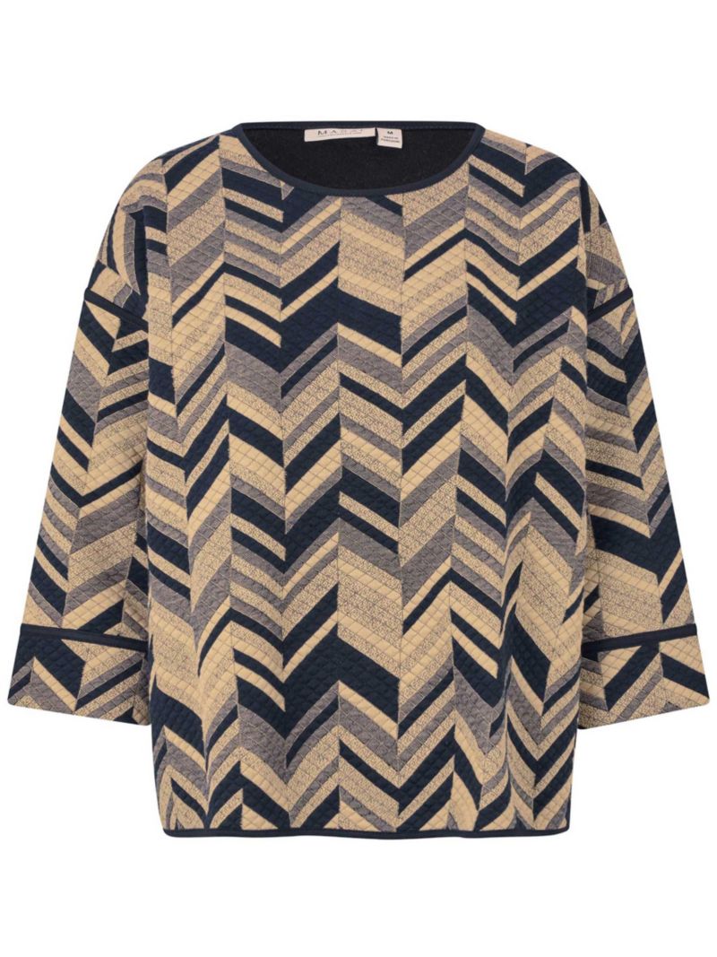 Women's MaBriella 3/4 Sleeve Round Neck Blouse