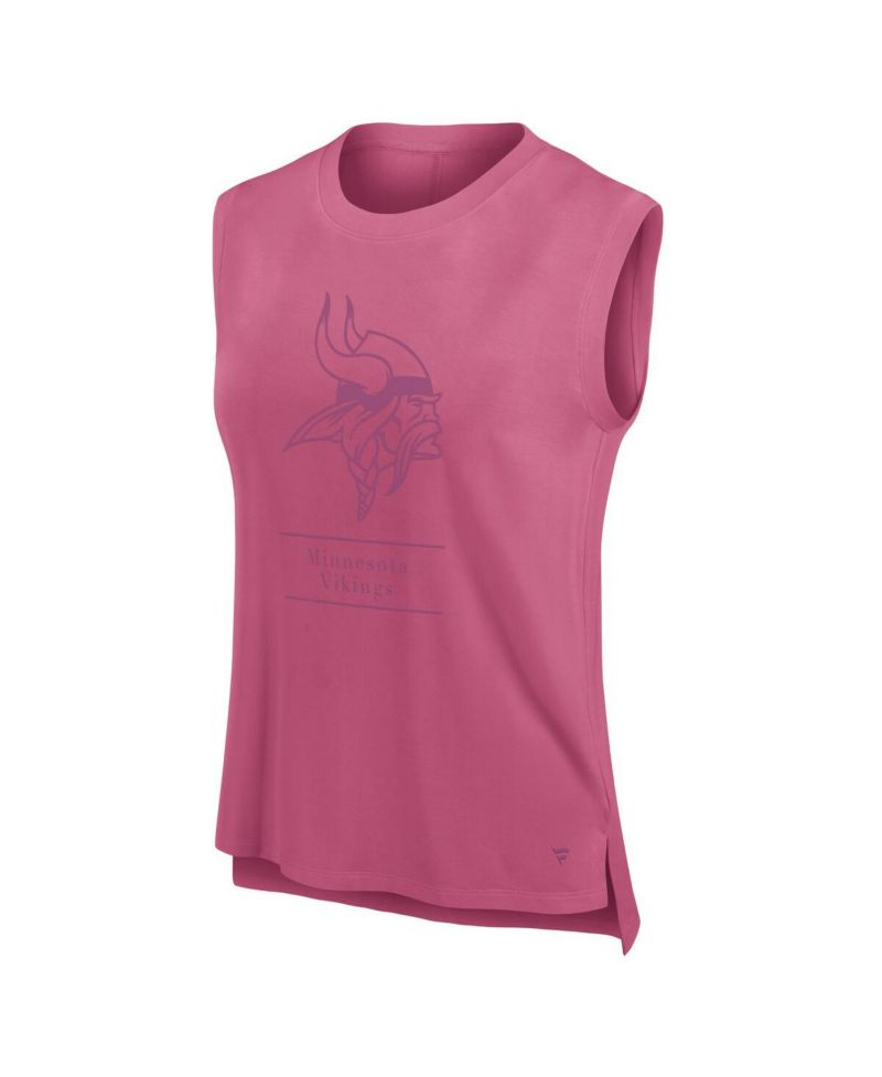 Women's Pink Minnesota Vikings Studio Embrace Tank Top