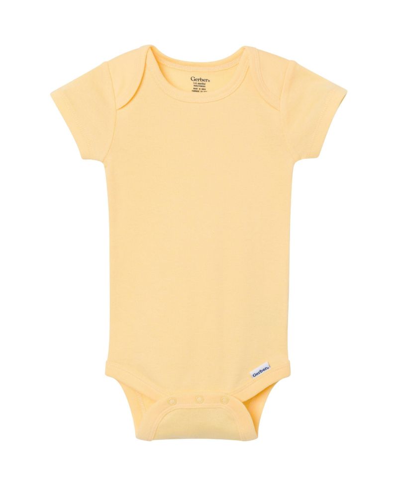 Baby ( NEW BORN TO 18 M )8-Pack Short Sleeve Bodysuits, Rainbow