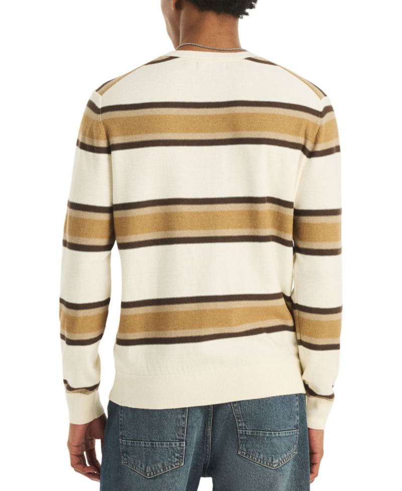 Men's Striped Crewneck Sweater