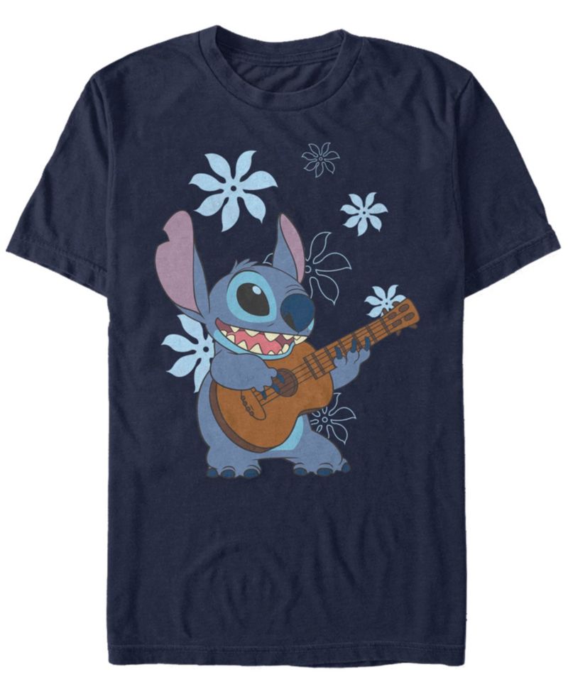 Men's Stitch Flowers Short Sleeve T-Shirt