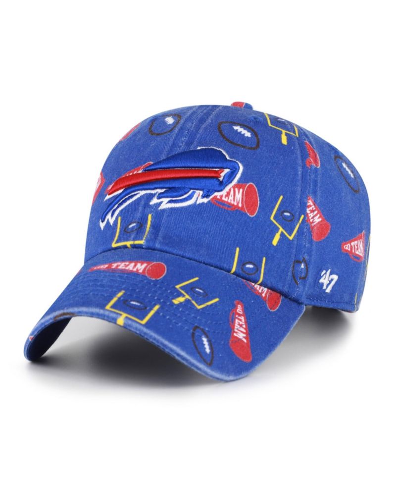 Big Boys and Girls '47 Royal Buffalo Bills Stomping Ground Clean Up Adjustable Hat