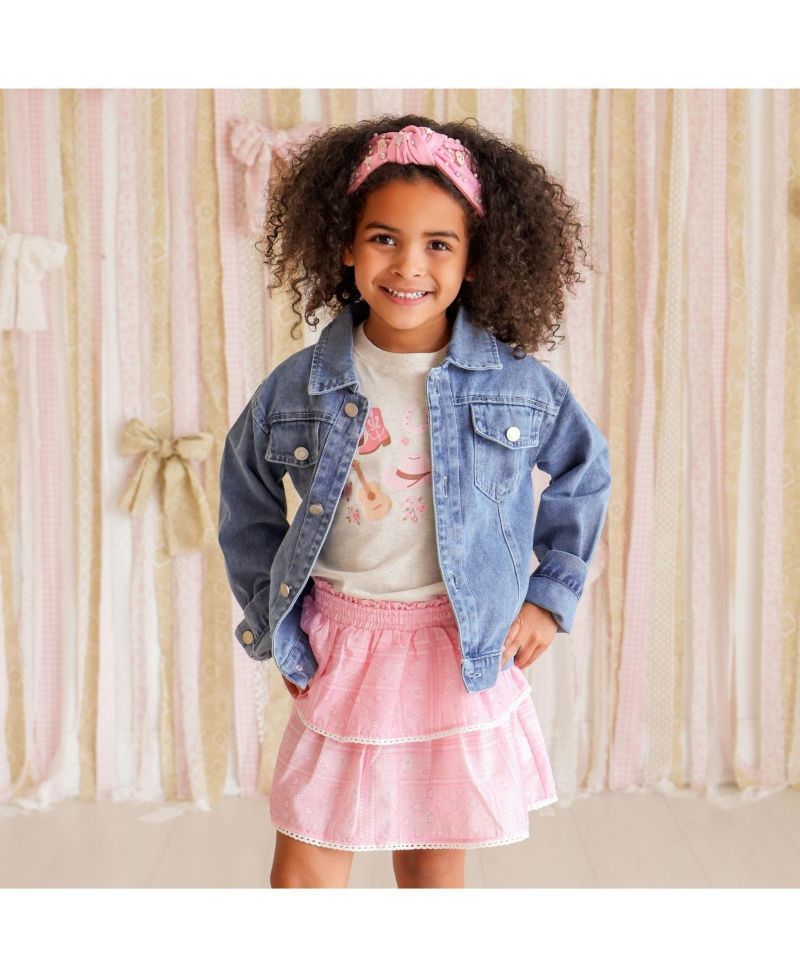 Little Girls Bandana Western Skirts