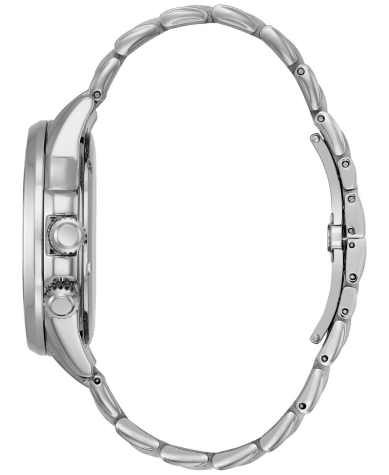 Men's Eco-Drive Calendrier Stainless Steel Bracelet Watch 44mm BU2021-51L
