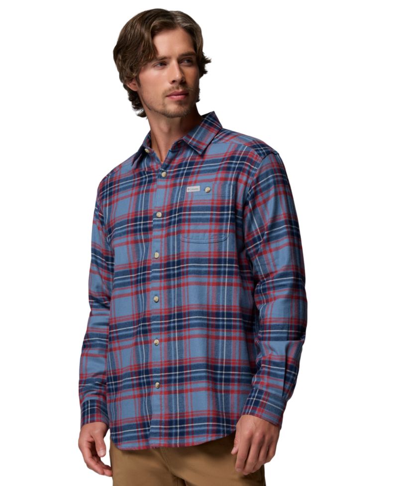 Men's Cornell Woods Flannel Long-Sleeve Shirt