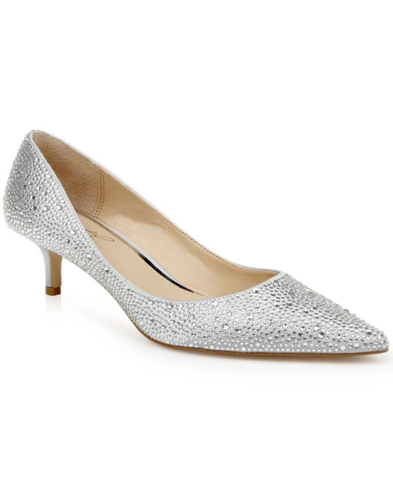 Women's Frenchie Kitten Heel Evening Pumps