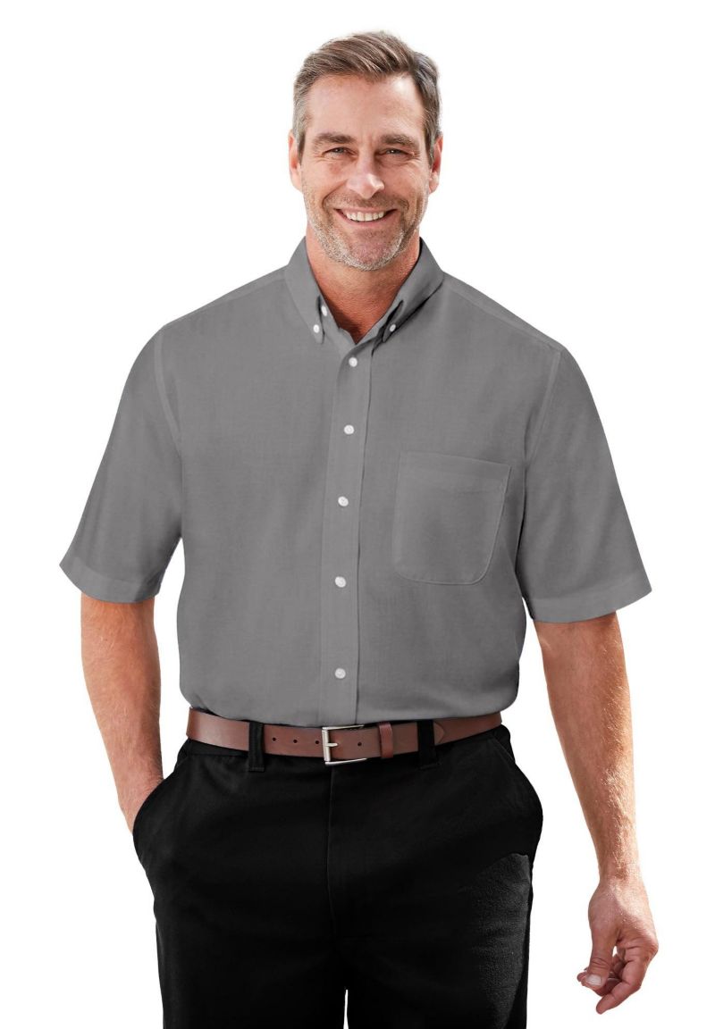 Men's Short-Sleeve Wrinkle-Free Everyday Oxford
