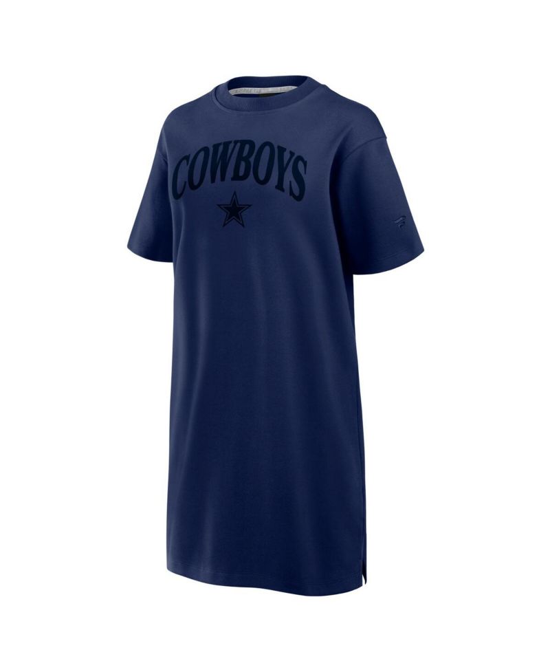 Women's Navy Dallas Cowboys Elements Go Tri-Blend Dress