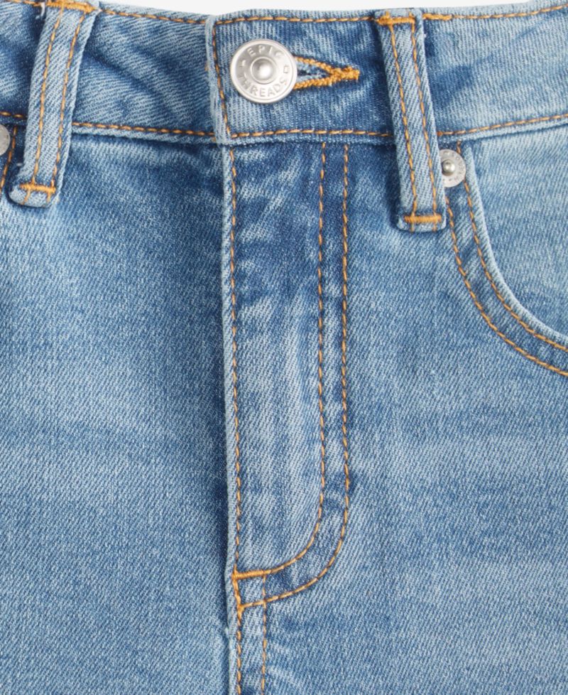 Girls' XS-XL Wide-Leg Marine Jeans