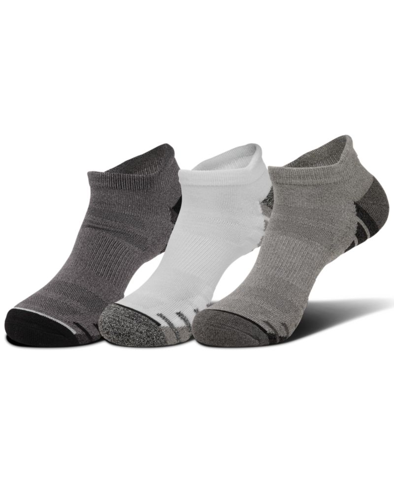 Men's 3-Pack Performance Sprinter Stripe No-Show Socks from Finish Line