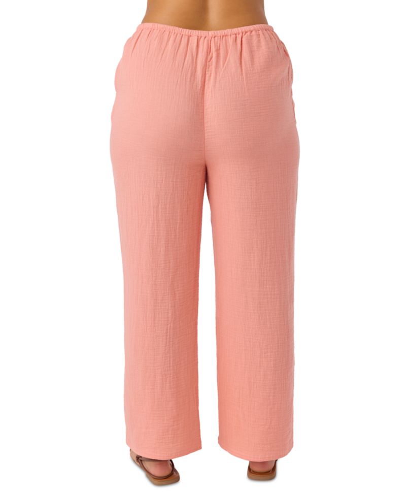 Women's Brenda Pull-On Cotton Crinkle Pants