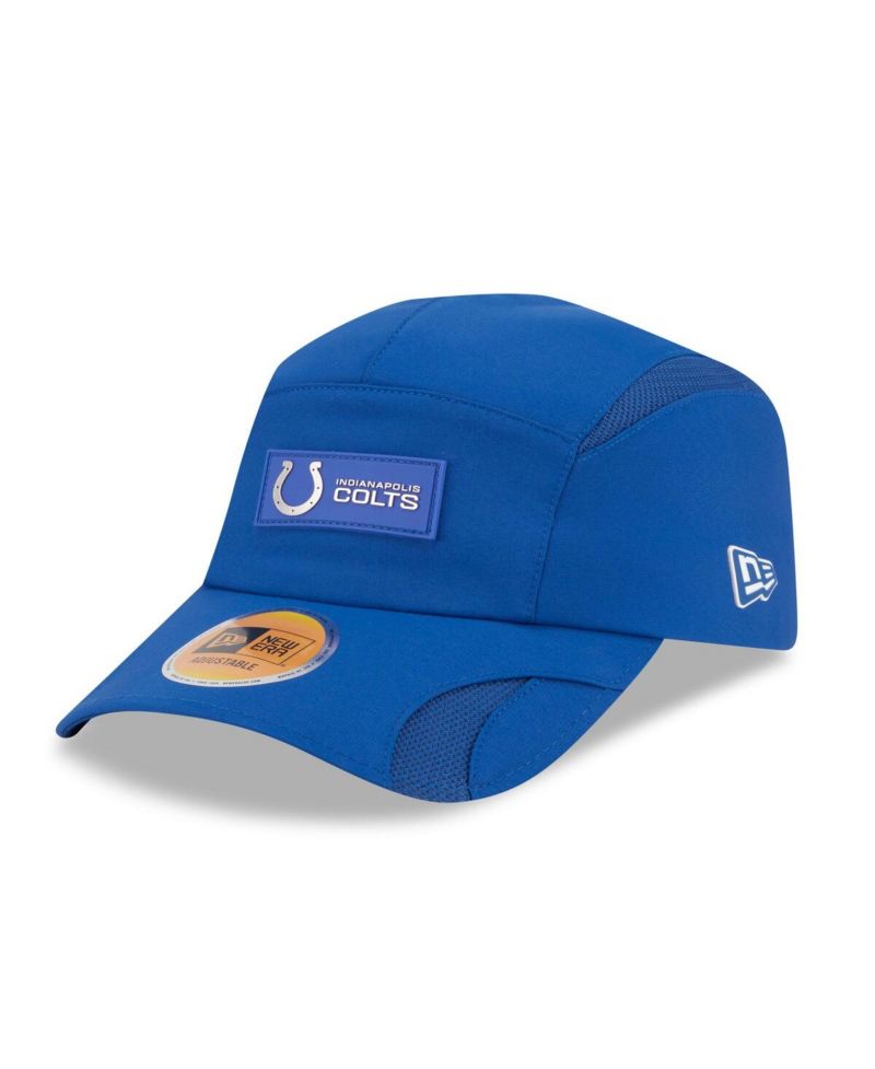 Men's Royal Indianapolis Colts 2025 Sideline Runner Adjustable Hat