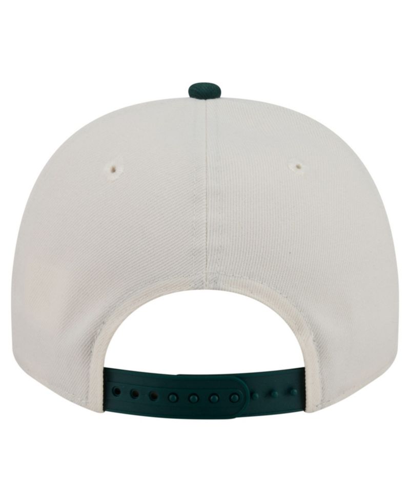 Men's Cream/Dark Green Philadelphia Phillies Chrome A-Frame 9FIFTY Snapback Hat