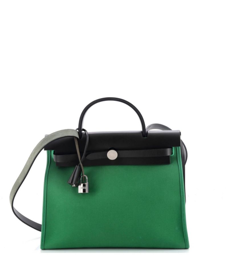 31 Herbag Zip Leather and Toile