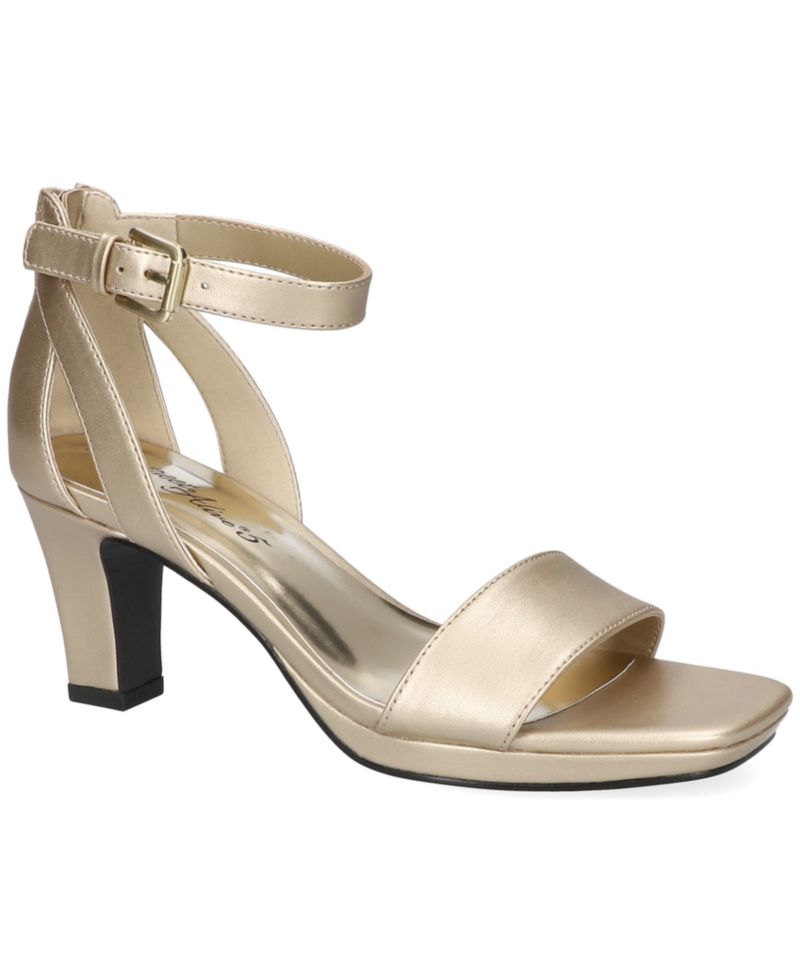 Ro Square Toe Heeled Sandals