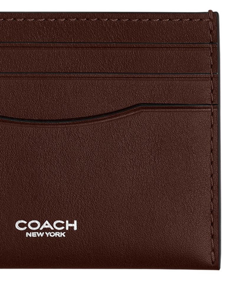 Men's Leather Flat Card Case Wallet