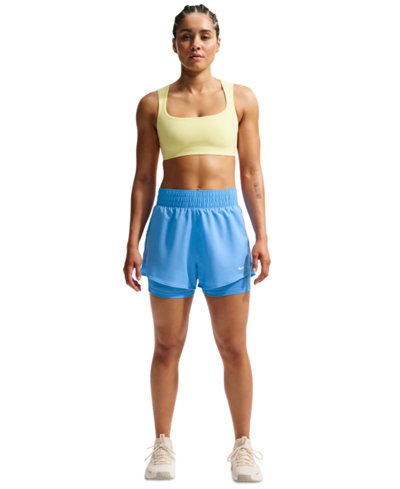 Женские шорты 2-в-1 One Dri-Fit с завышенной талией