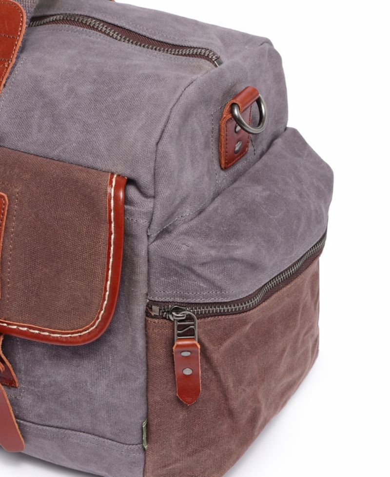 Stone Creek Waxed Canvas Duffel Bag