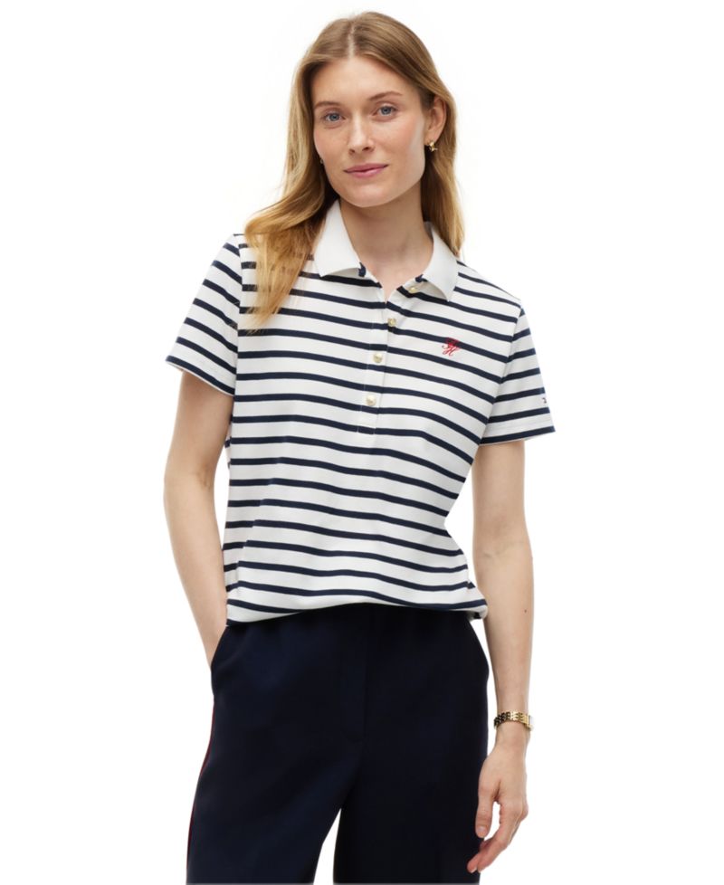 Women's Script Logo Polo T-Shirt