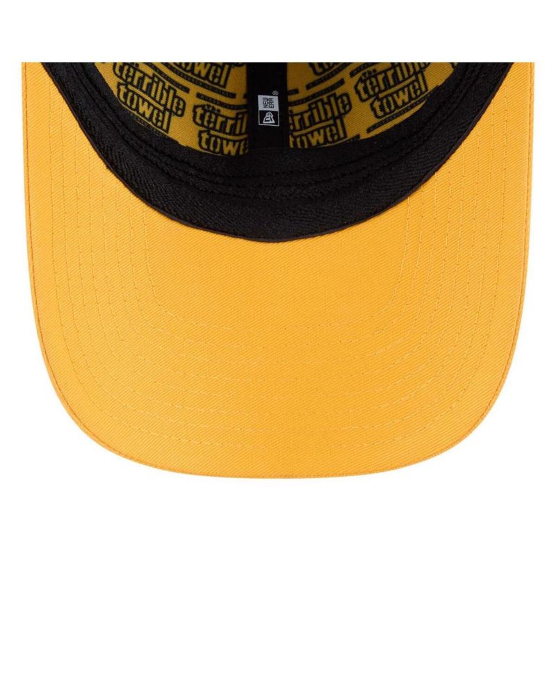 Men's Black/Gold Pittsburgh Steelers 2026 NFL Draft 39THIRTY M-Crown Flex Hat
