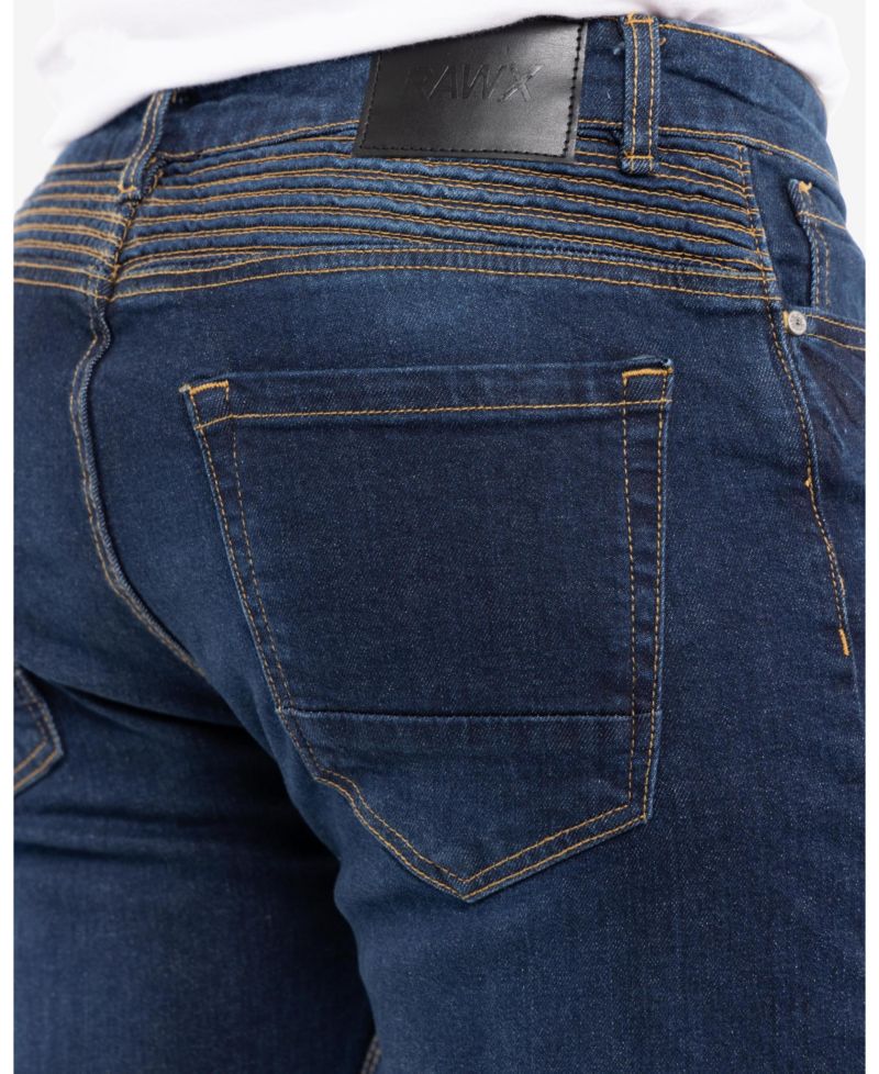 RAW X Men's Slim Fit Moto Jeans