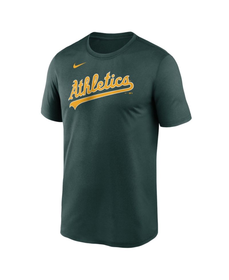 Men's Green Athletics Legend Fuse Wordmark T-Shirt