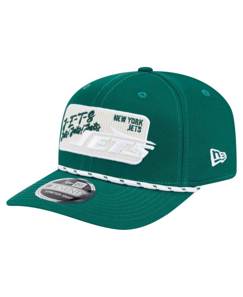 Men's Green New York Jets Chant 9SEVENTY Stretch-Snap Hat