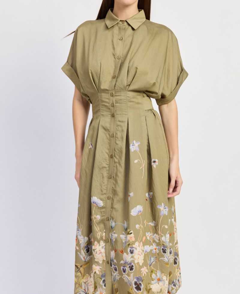 Women's Yvette Short-Sleeve Midi Dress