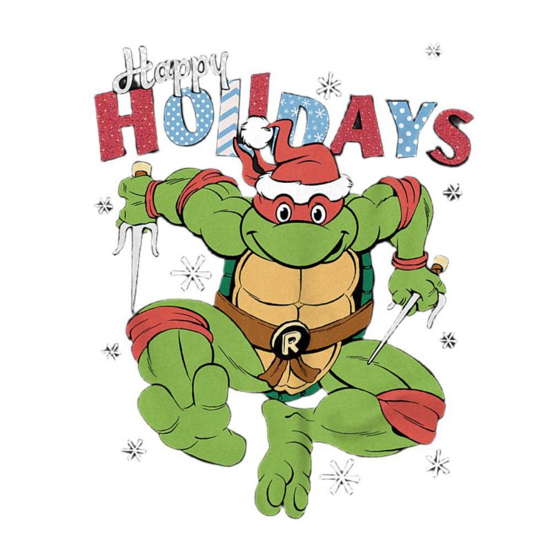 Big & Tall Happy Holidays With Raphael T-Shirt