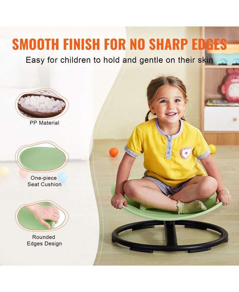 Kids Swivel Chair, 220 lbs Capacity, Sensory Spinning Chair, for Focus and Balance