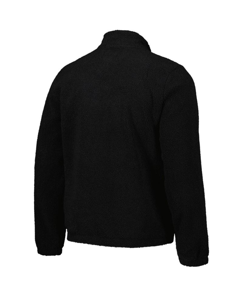 Men's Black Arizona State Sun Devils Pinch Runner Half-Zip Hoodie
